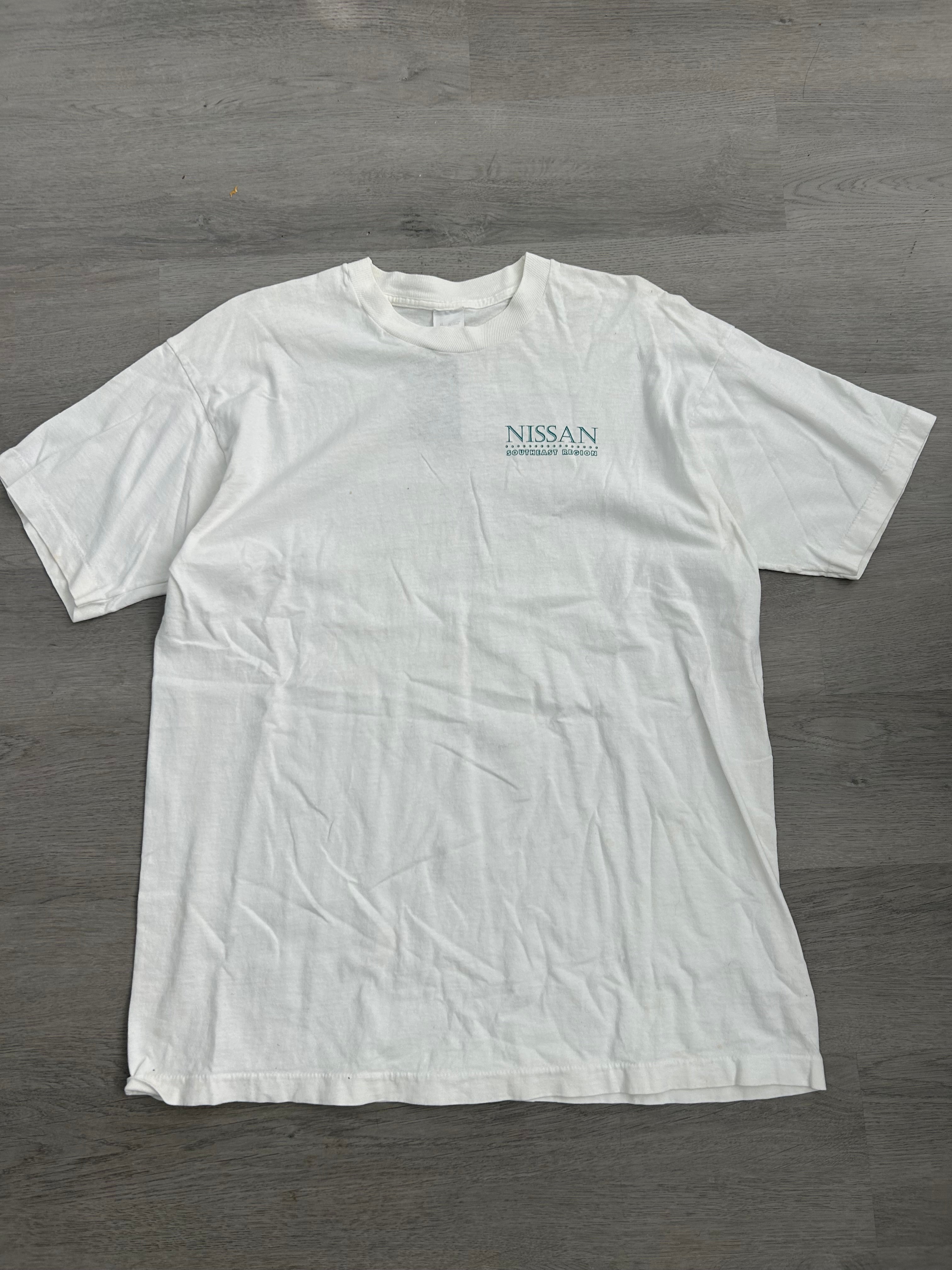 White Nissan Sentra Tee