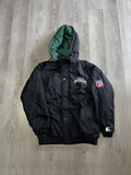 Vintage 1990s Starter NFL Green Bay Packers Hooded Puffer Jacket