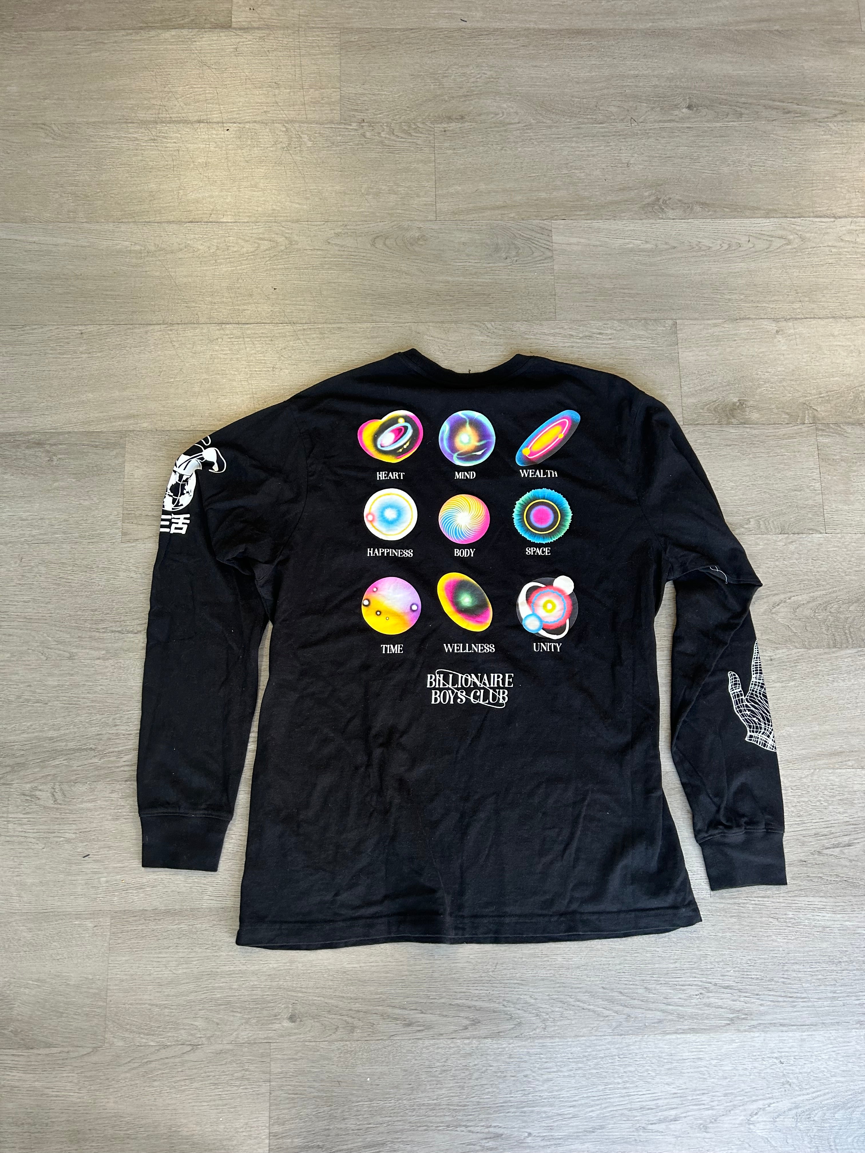 Billionaire Boys Club Moon Salutation Graphic Long-Sleeve Tee