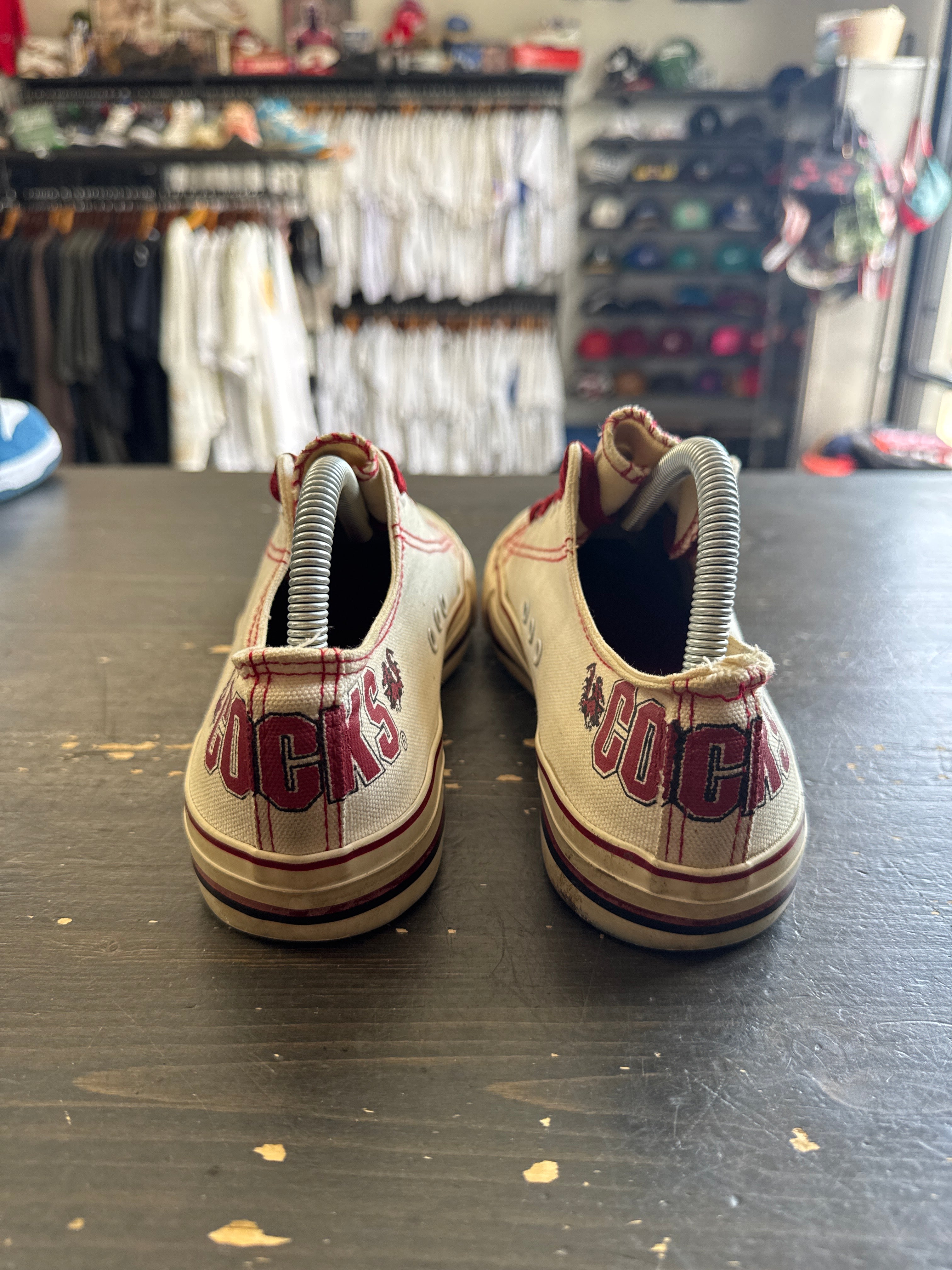 Vintage University Of South Carolina Gamecocks Canvas Converse Style Shoes