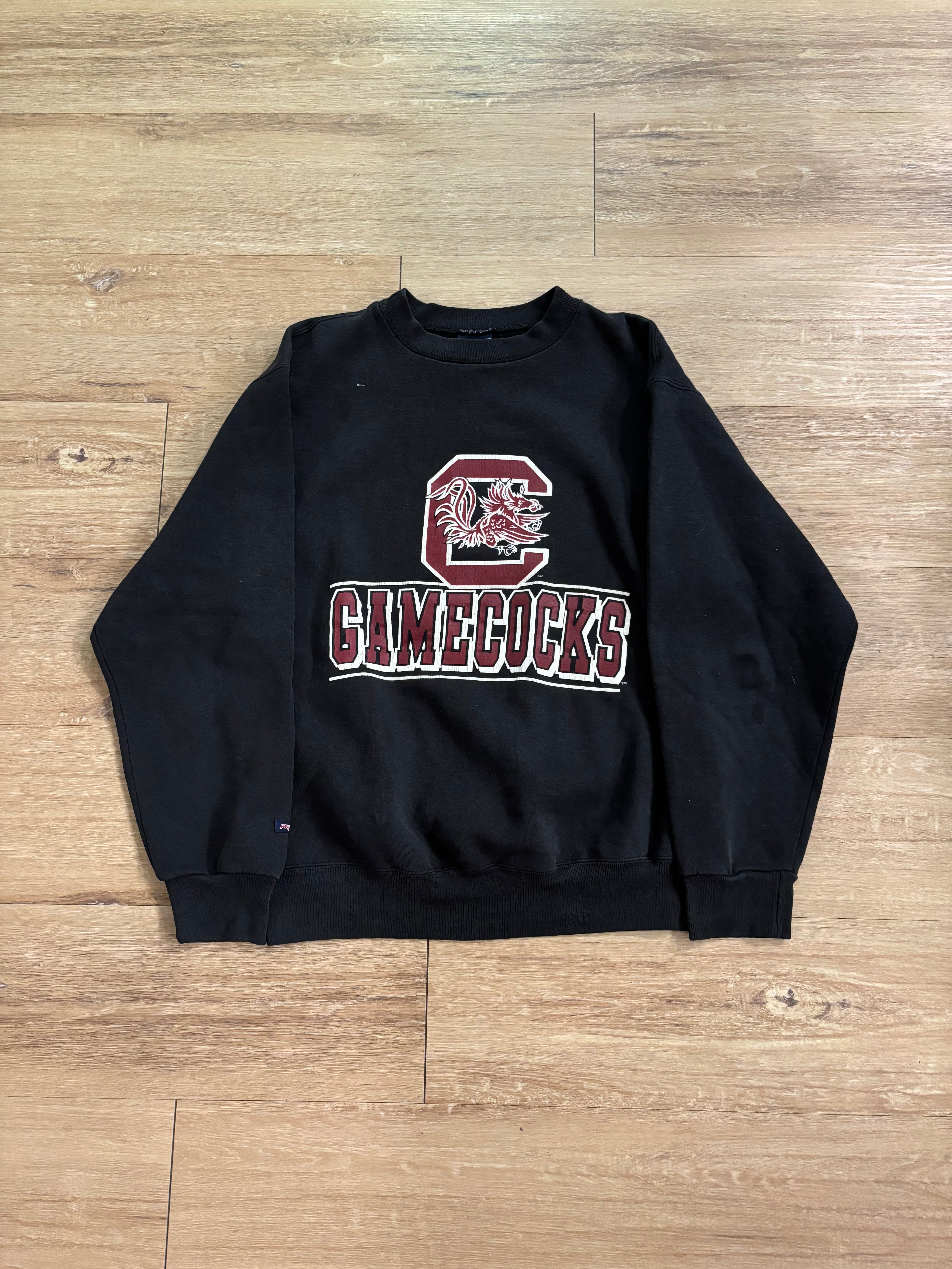 Vintage Jansport Black Gamecocks Logo Crewneck