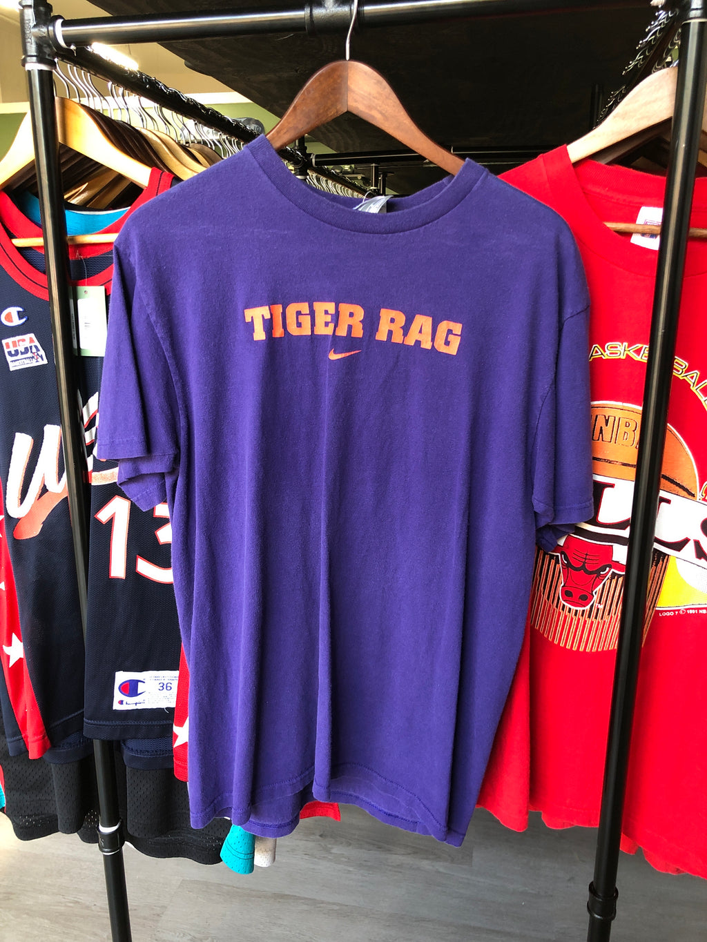 Vintage Nike Clemson Tiger Rag Tee