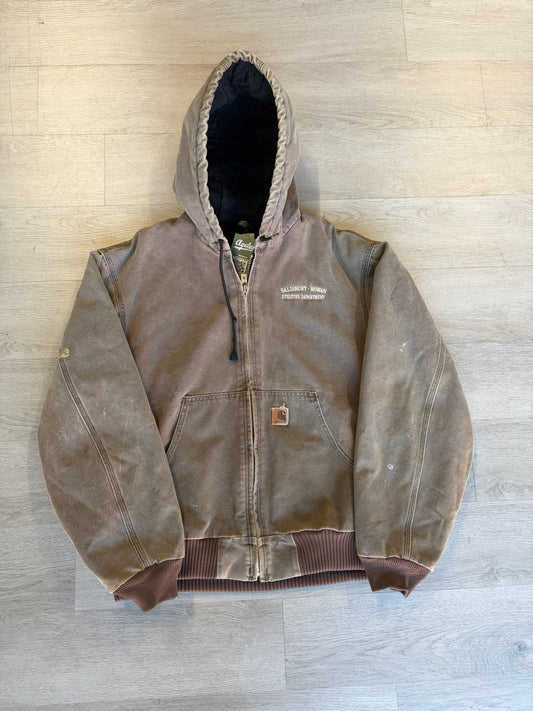 Light Brown Carhartt Hooded Jacket
