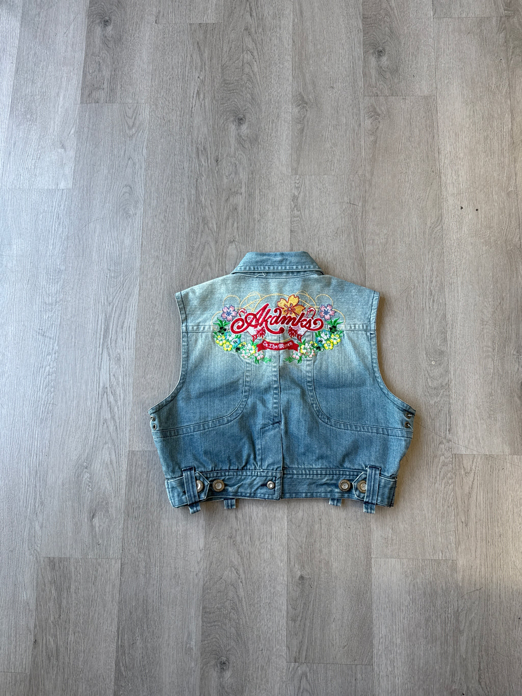 Y2K Akademiks Women’s Embroidered On The Money Vest