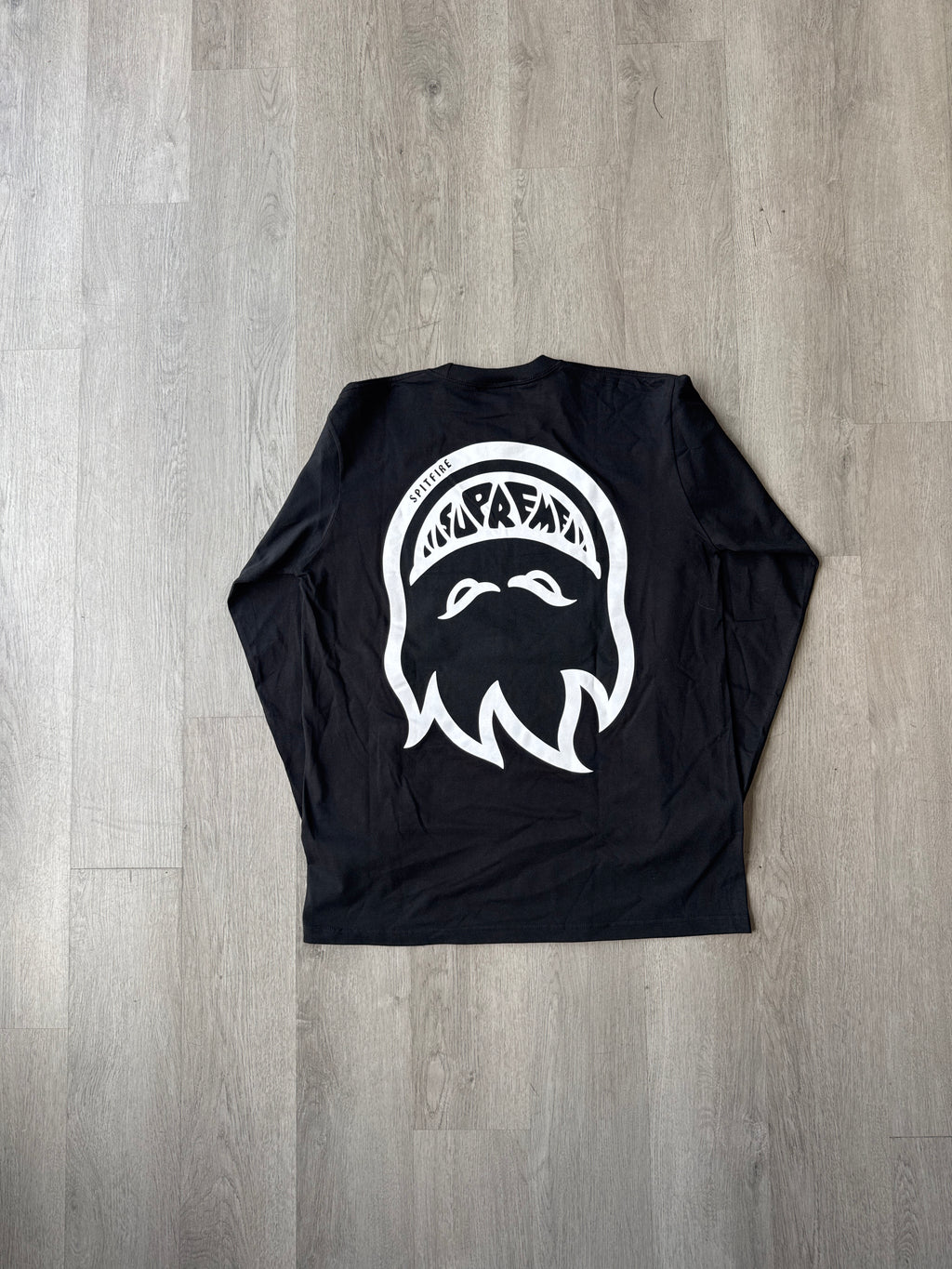 Supreme Spitfire Bighead Long Sleeve Black Tee