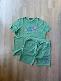 Polo Ralph Lauren Tropical Floral Tee Sweat Shorts Set