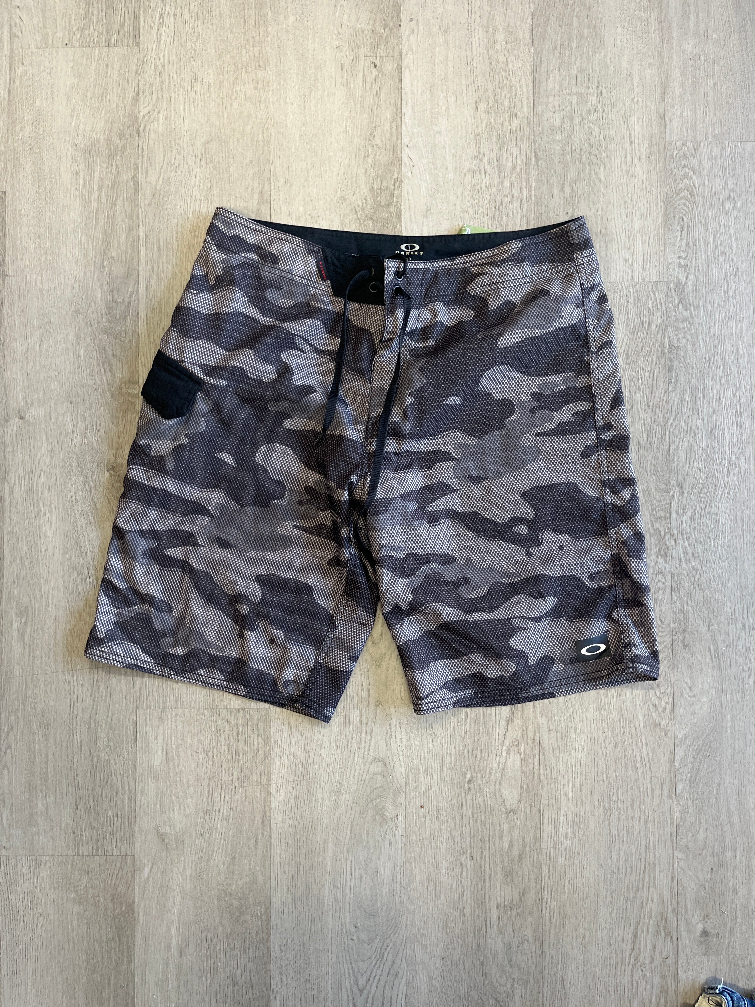 Oakley Board Grey Camo Shorts
