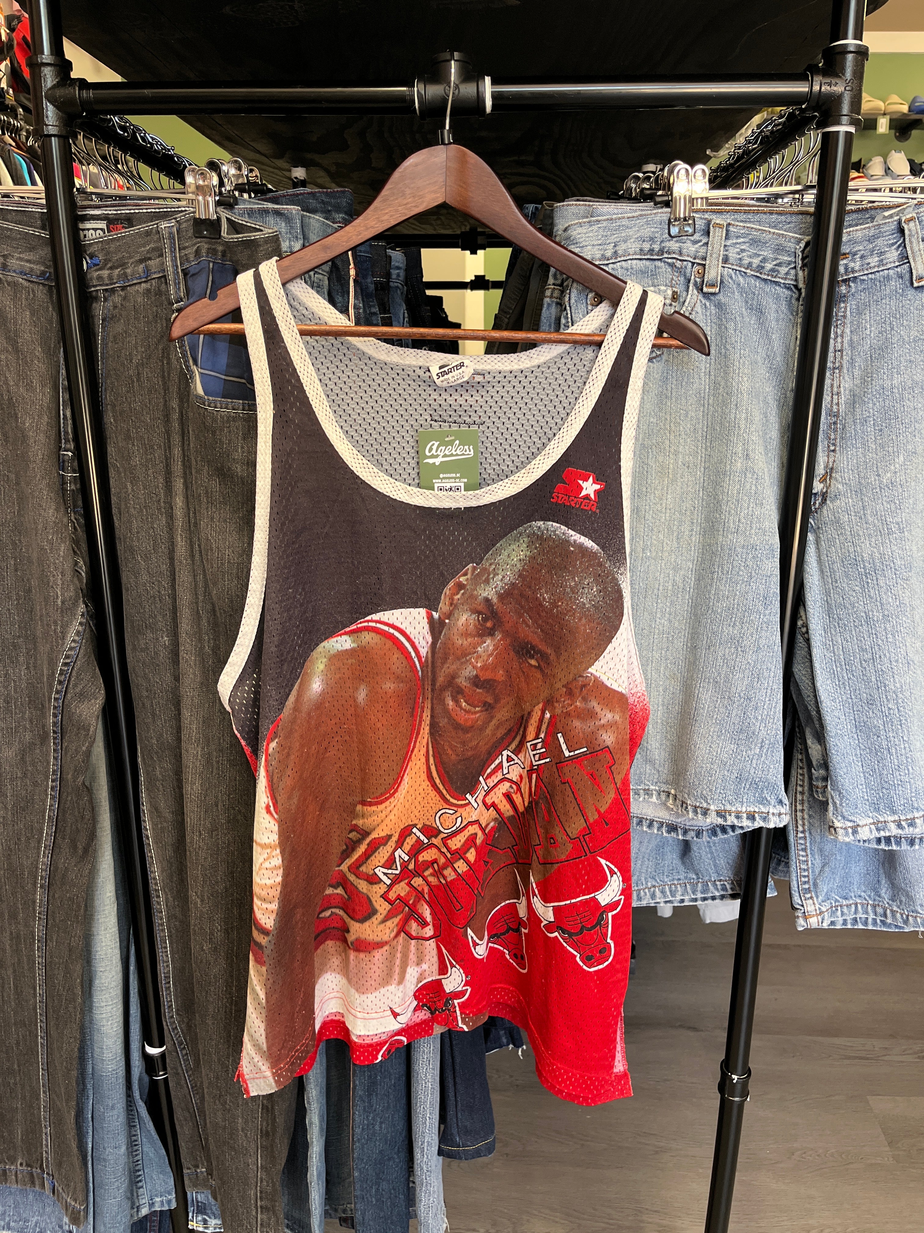 Starter Michael Jordan Basketball Jersey