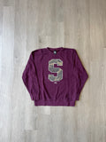 Y2K Stussy Camo S Logo Embroidered Sweatshirt