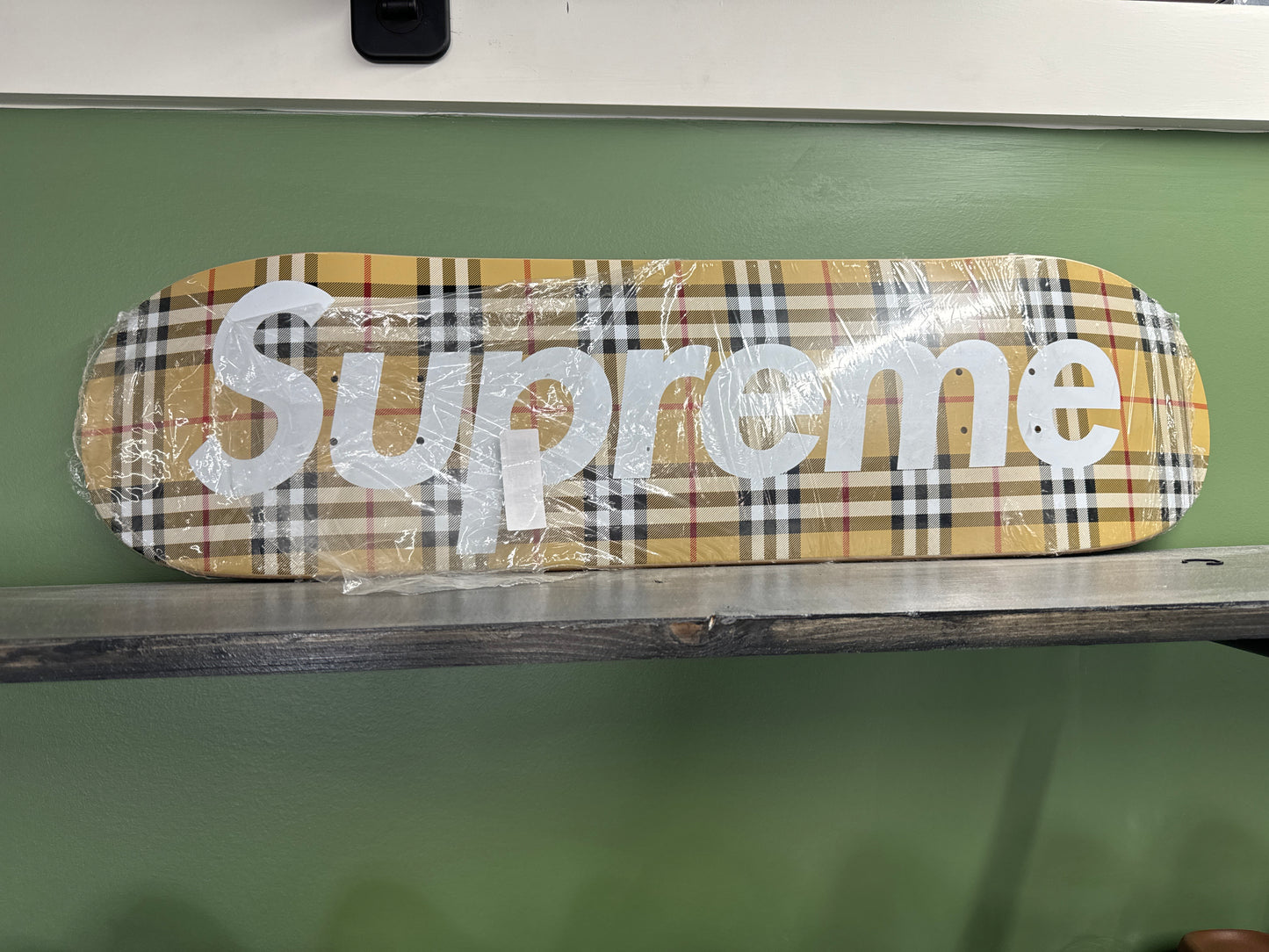 Supreme Burberry Skateboard Deck