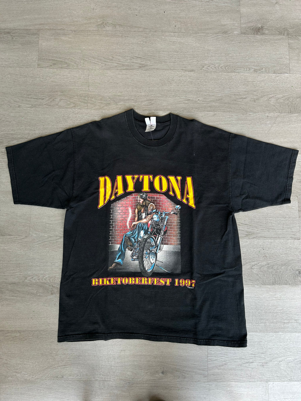 Vintage 1997 Daytona Oktoberfest Biker Tee