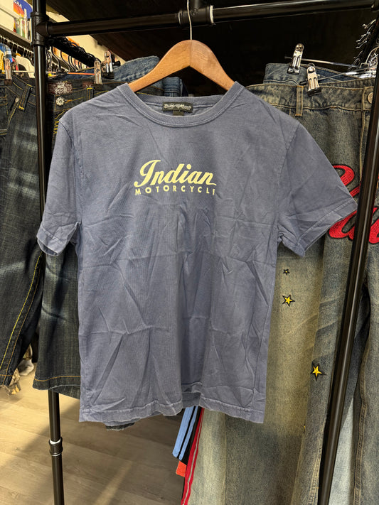 Youth Blue Indian Motorcycle Tee