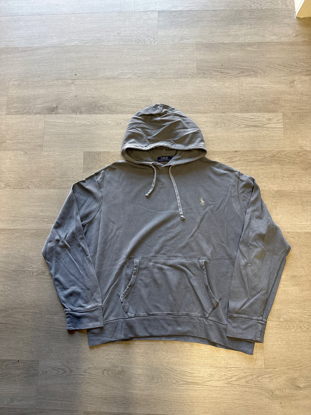 Polo Ralph Lauren Faded Grey Lightweight Hoodie