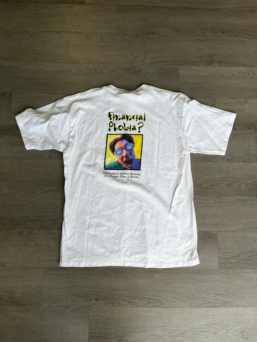 Vintage NationsBank Financial Phobia Tee