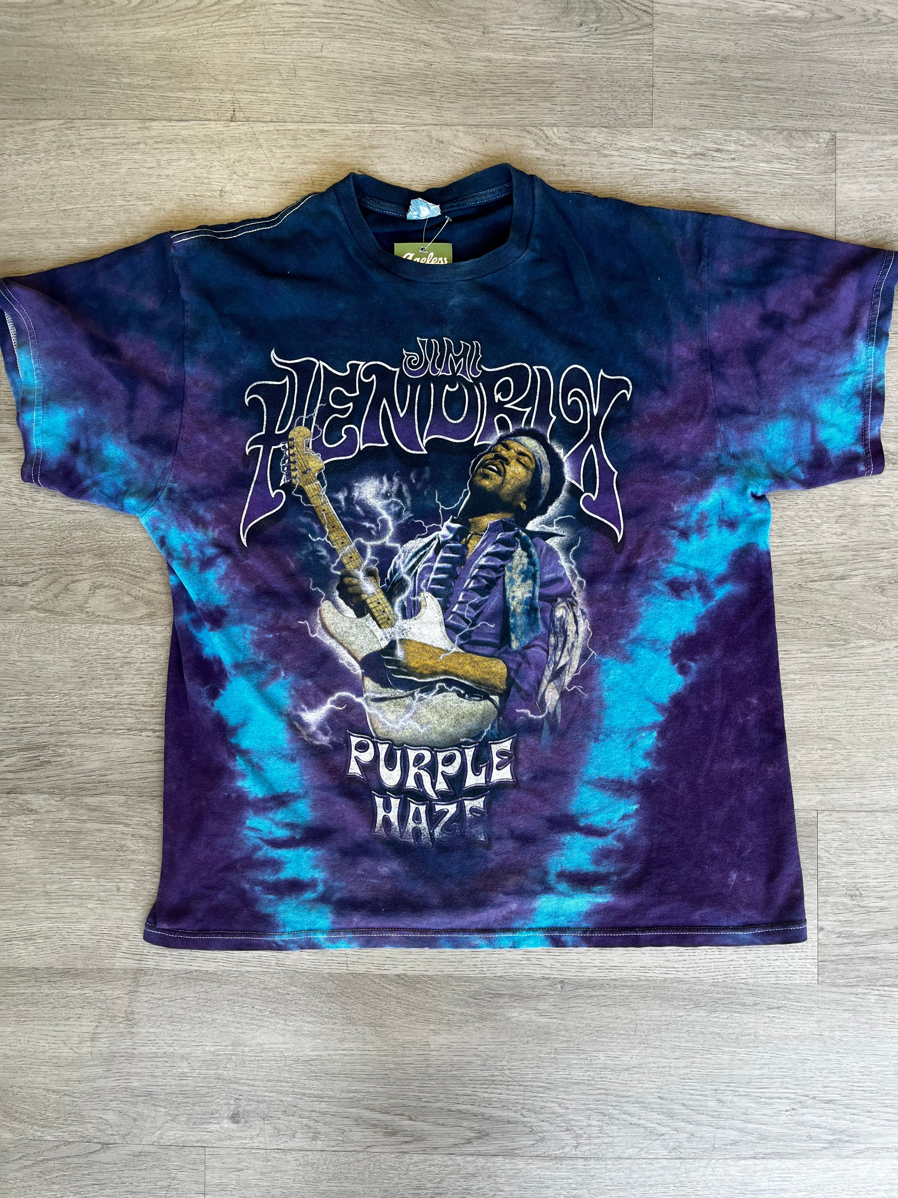 Vintage Liquid Blue Jimi Hendrix Purple Haze Tee