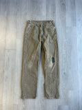 Vintage Brown PatchWork Carhartt Jeans