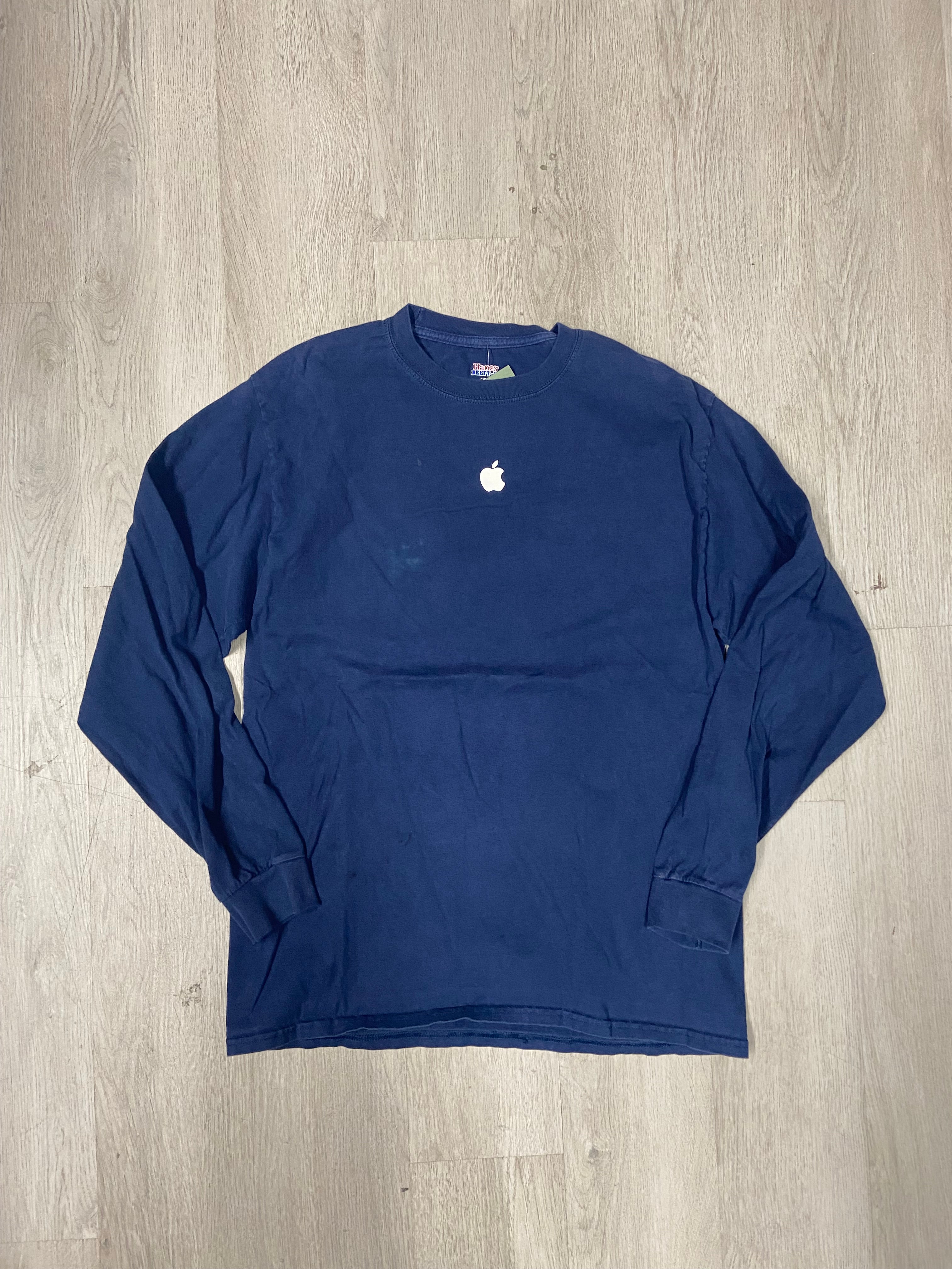 Apple Navy Blue Longsleeve Tee