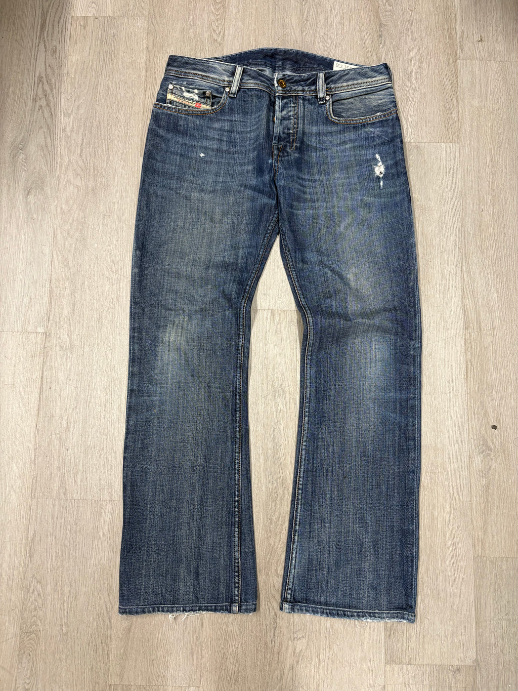 Y2K Diesel Industries Dark Wash Denim Jeans