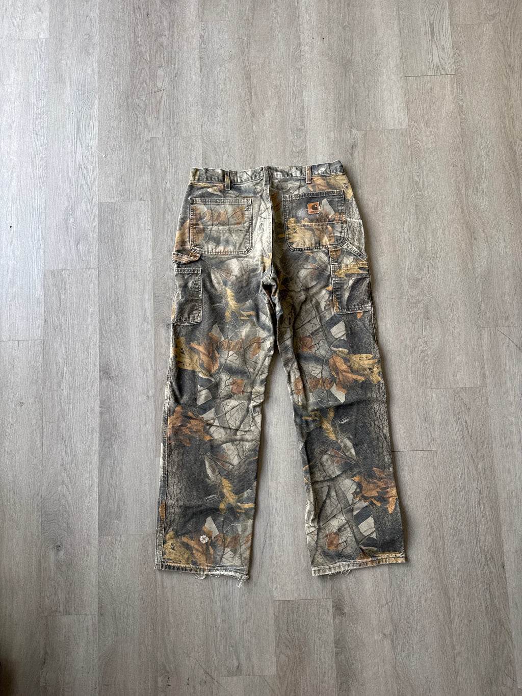 Vintage Carhartt Realtree Forest Camo Carpenter Pants