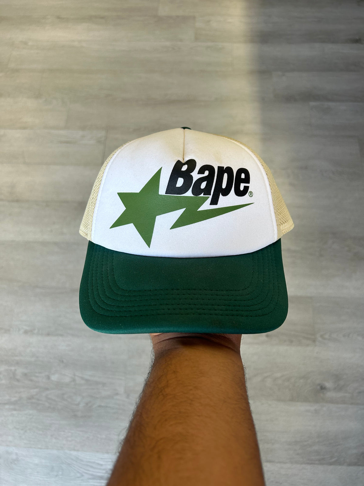 Bape Green Star Hat