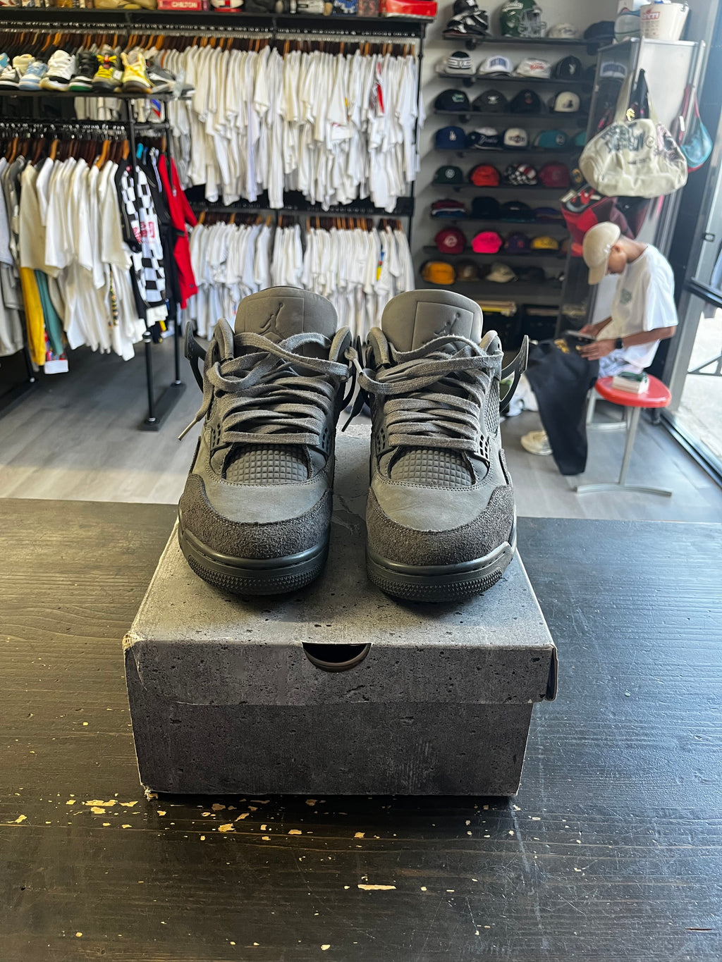 Pre-Owned Jordan 4 Retro SE Paris Olympics Wet Cement