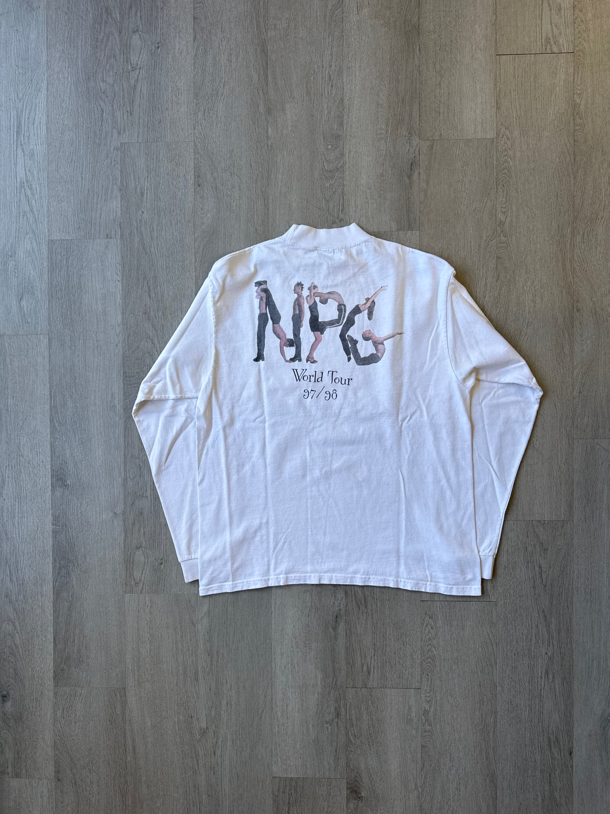 Vintage 1997 Prince New Power Generation Around The World In A Day Tour Long Sleeve Tee
