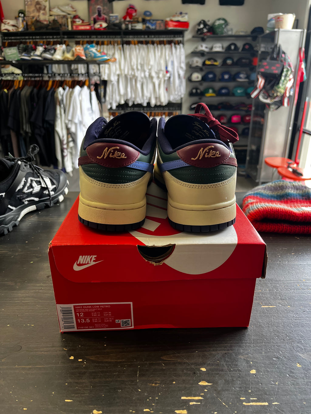Pre-Owned Nike Dunk Low Retro From Nike To You Fir Green