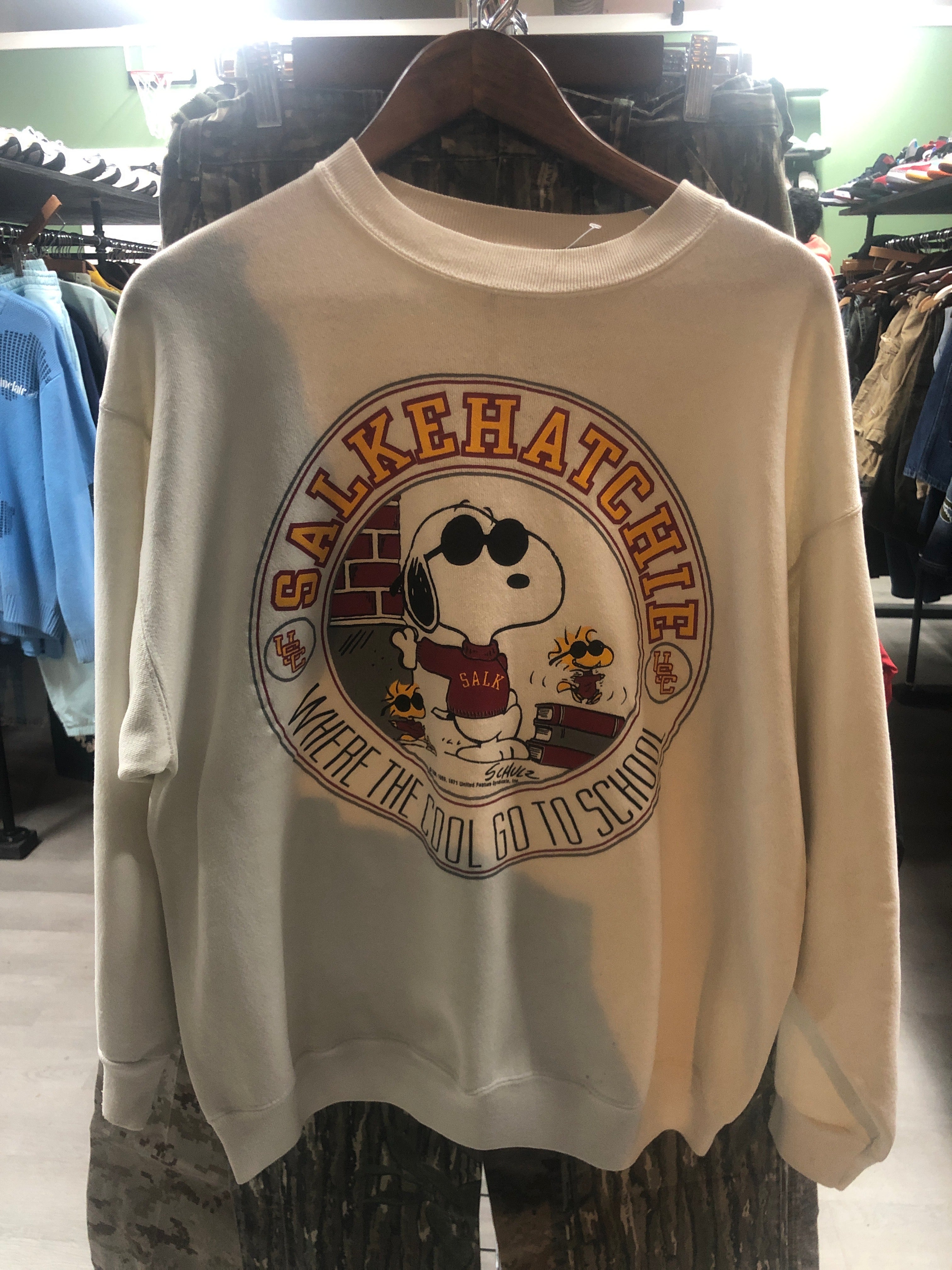 Vintage USC Salkehatchie Peanuts Sweatshirt