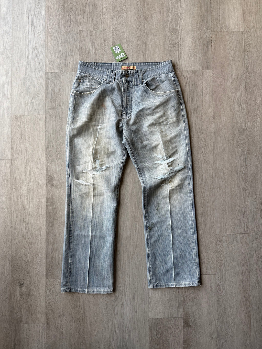 Vintage Reputation Grey Wash Jeans