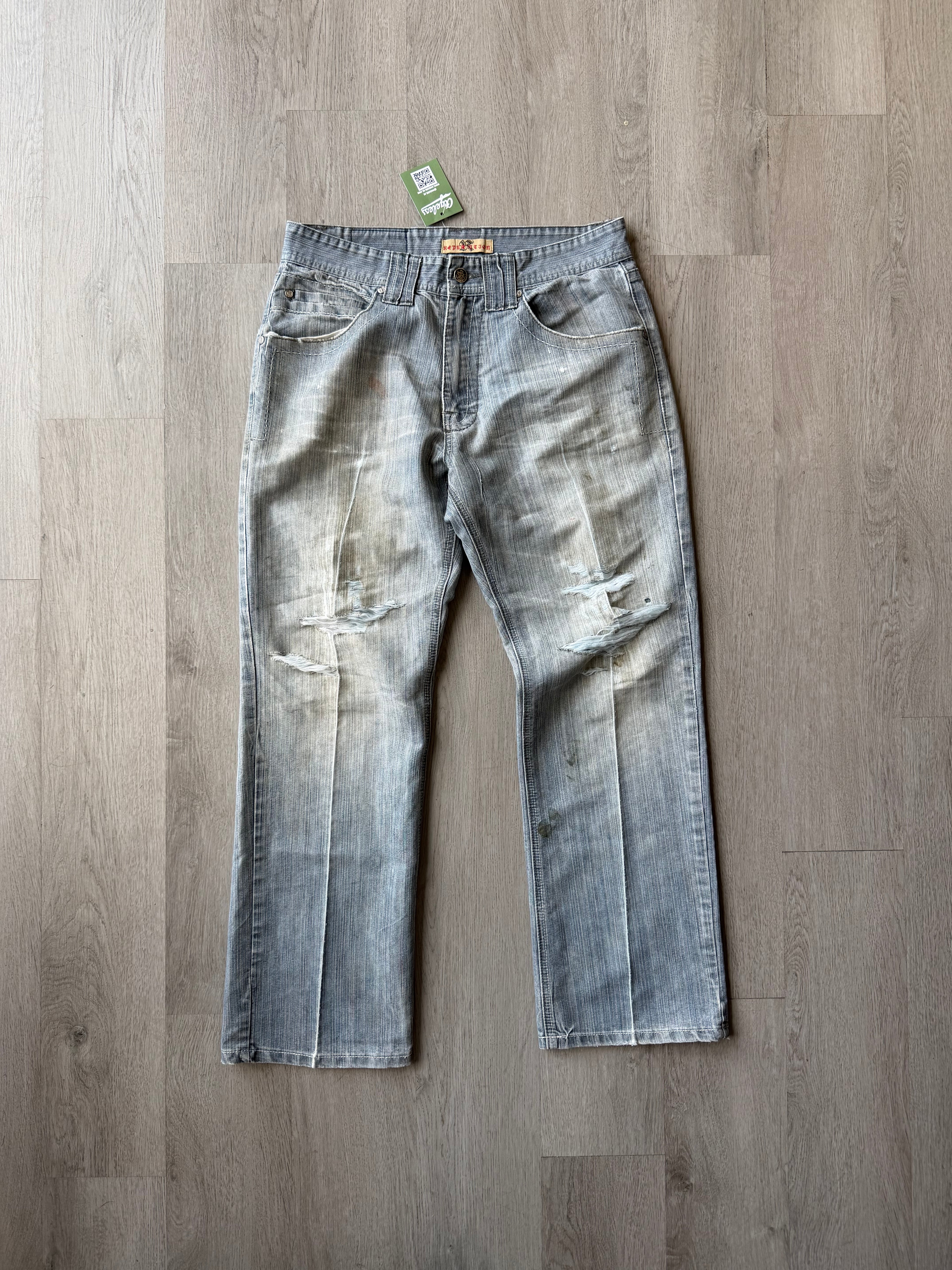 Vintage Reputation Grey Wash Jeans