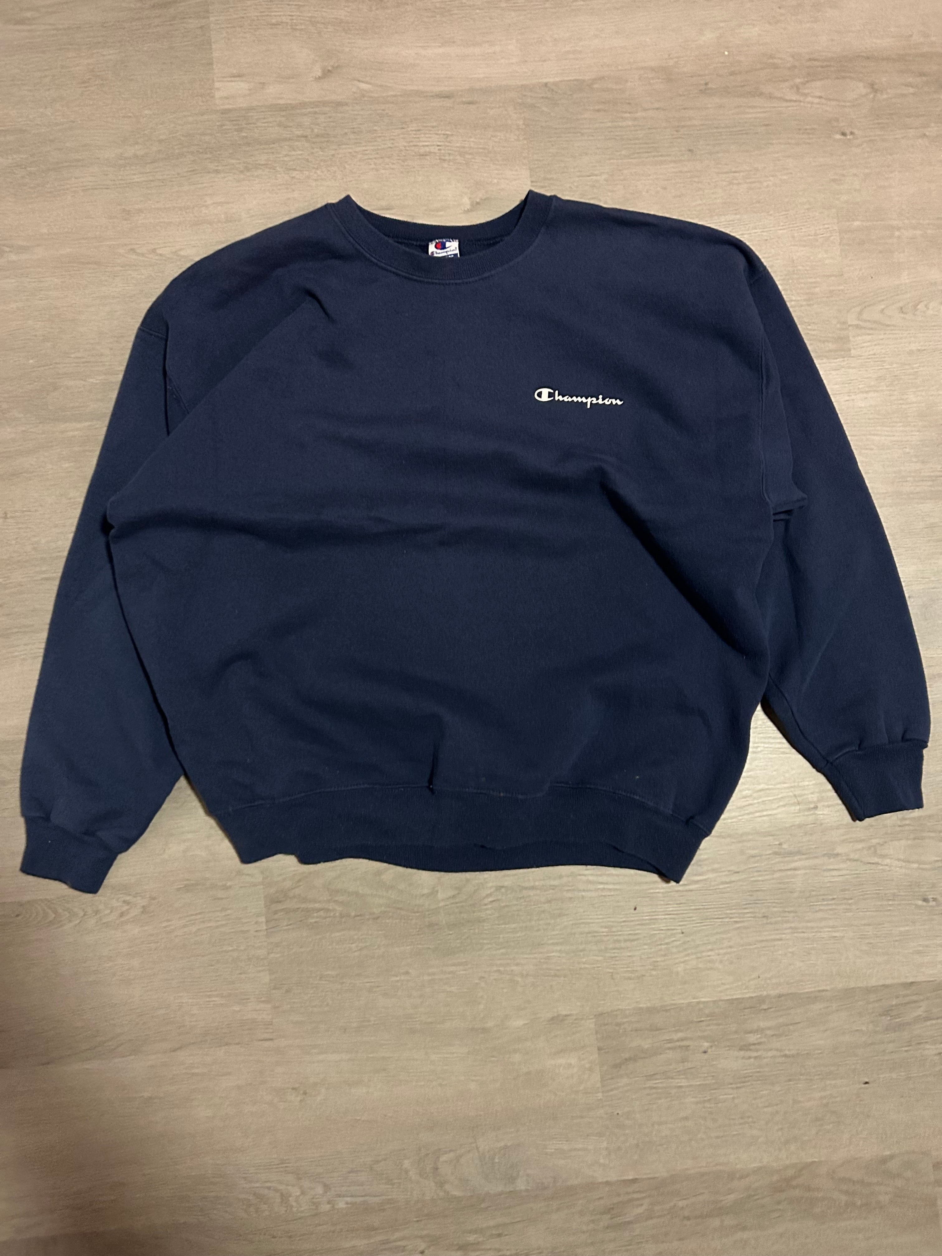 Navy Blue Champion Sweatshirt