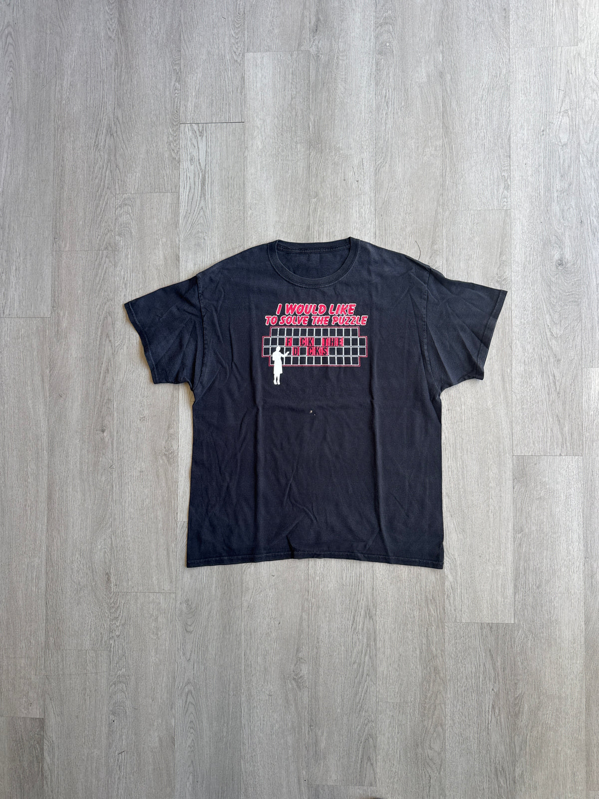 Vintage 90s Wheel Of Fortune Parody Tee