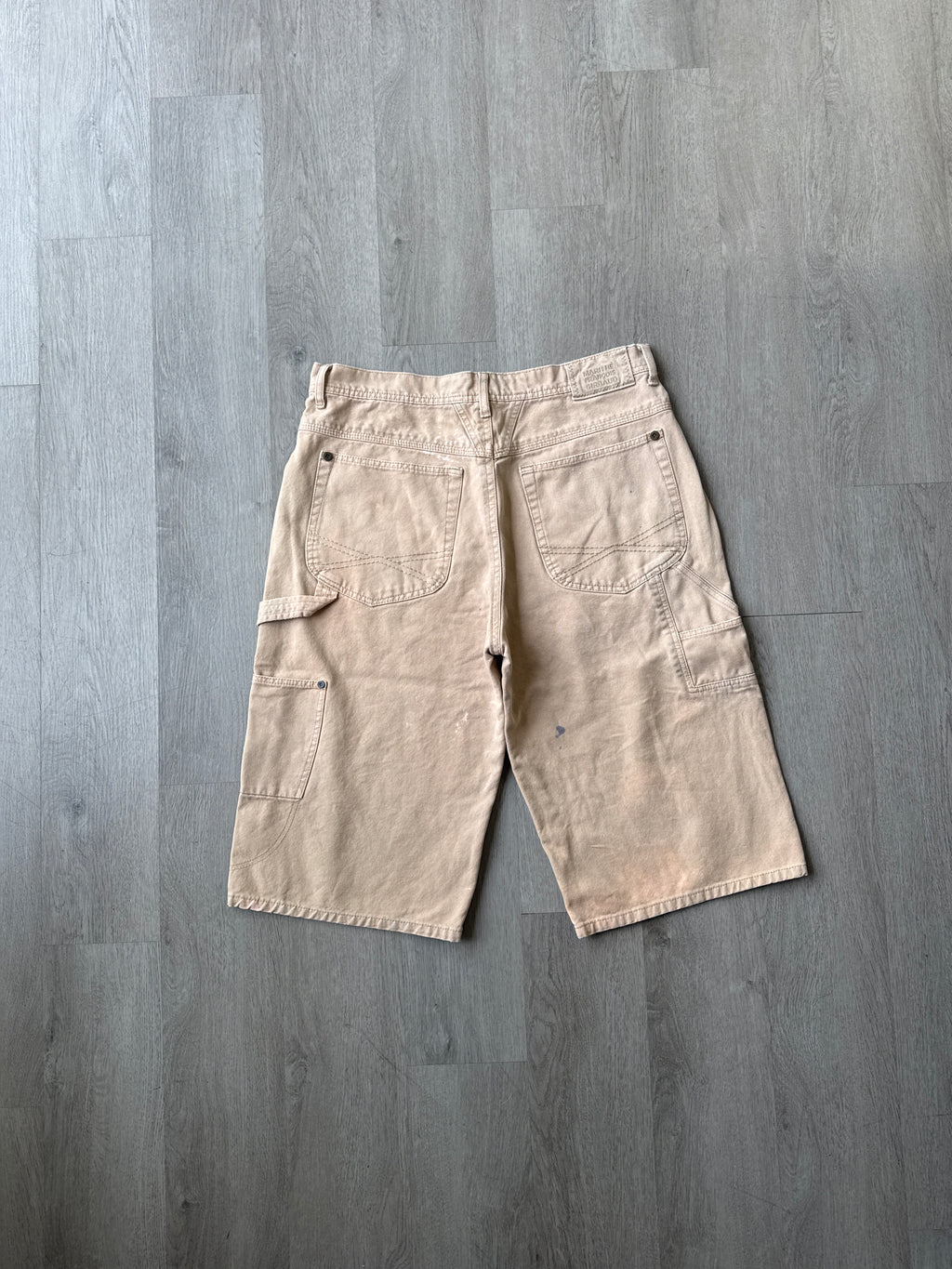 Vintage Marithe Francois Girbuad Light Tan Baggy Long Shorts
