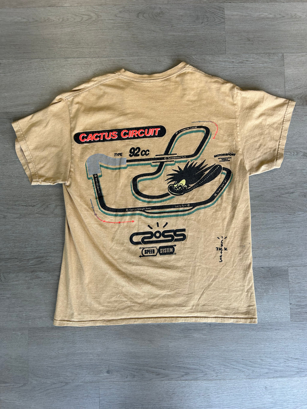 Cactus Jack by Travis Scott Racetrack Tee