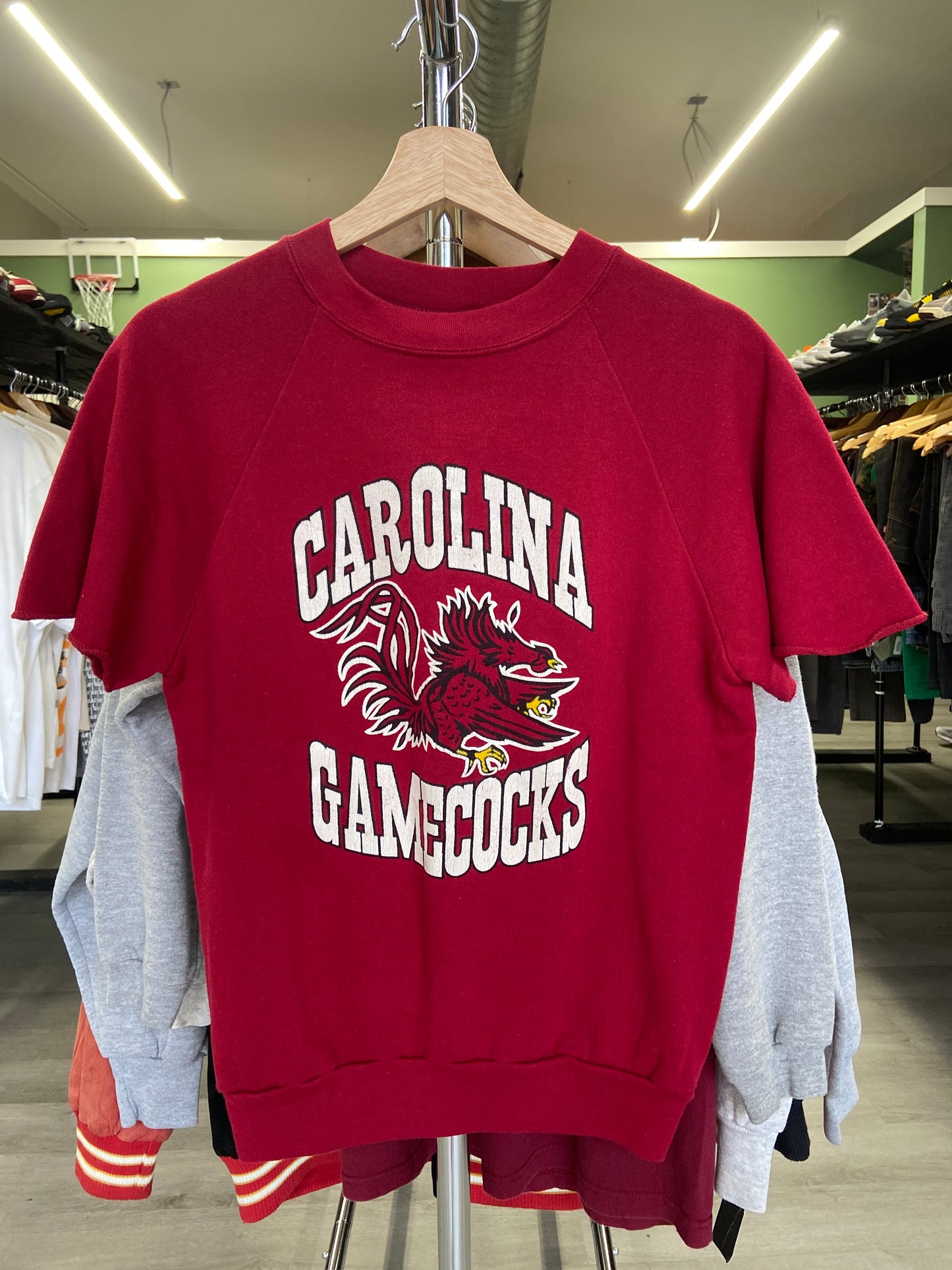 Carolina Gamecocks Cutoff Sleeve Sweatshirt