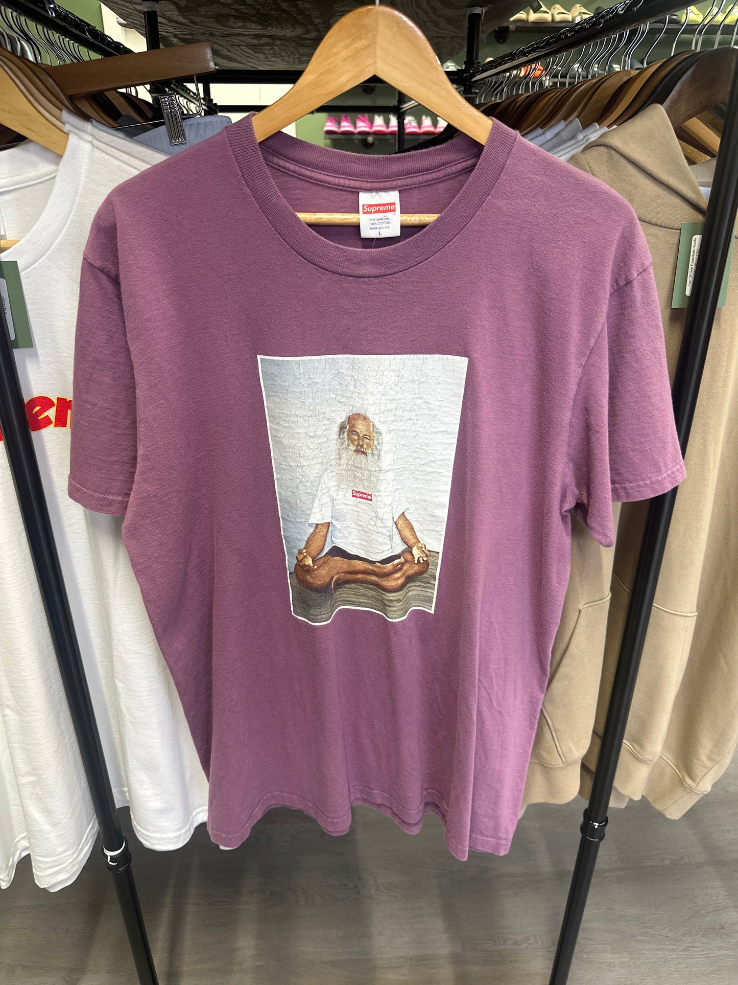 Supreme Rick Rubin Plum Tee