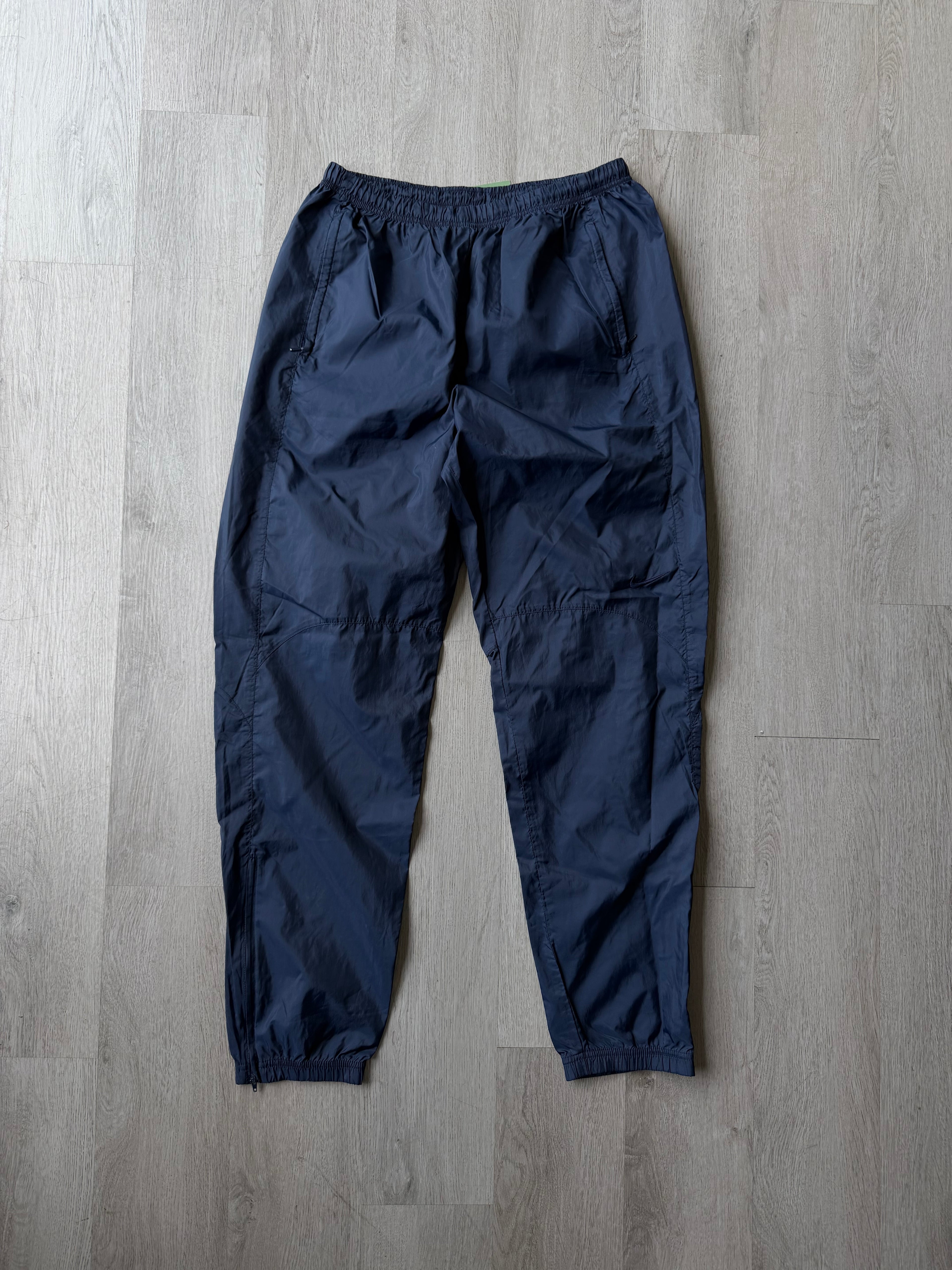 Women’s Vintage Navy Nylon Trackpants