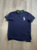 Polo Ralph Lauren Big Pony Navy Green Collar Polo
