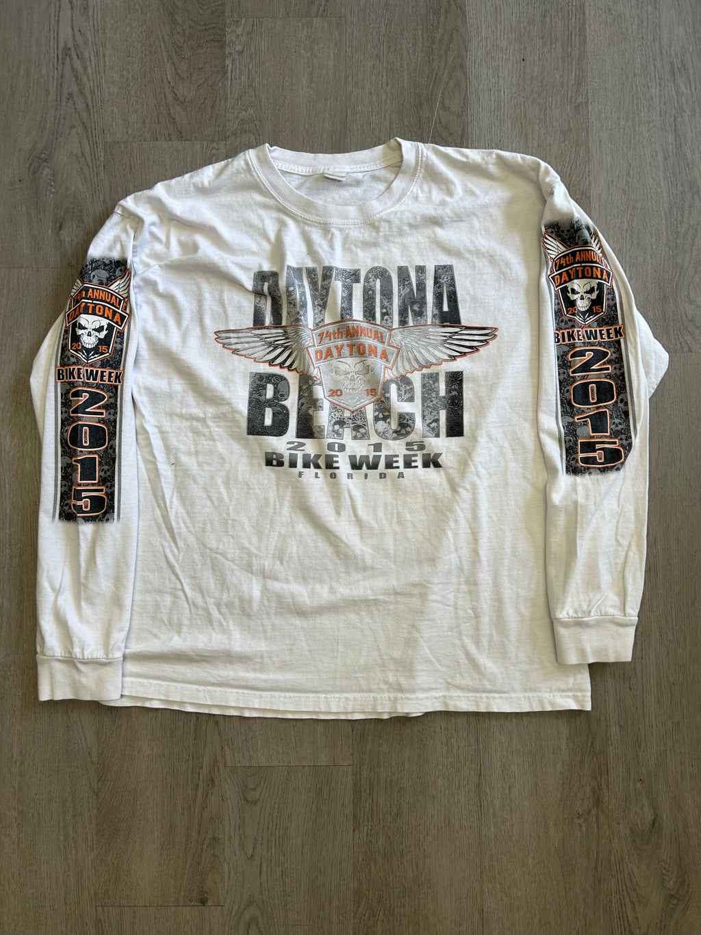 Daytona Beach 2015 Bike Week Long Sleeve Tee