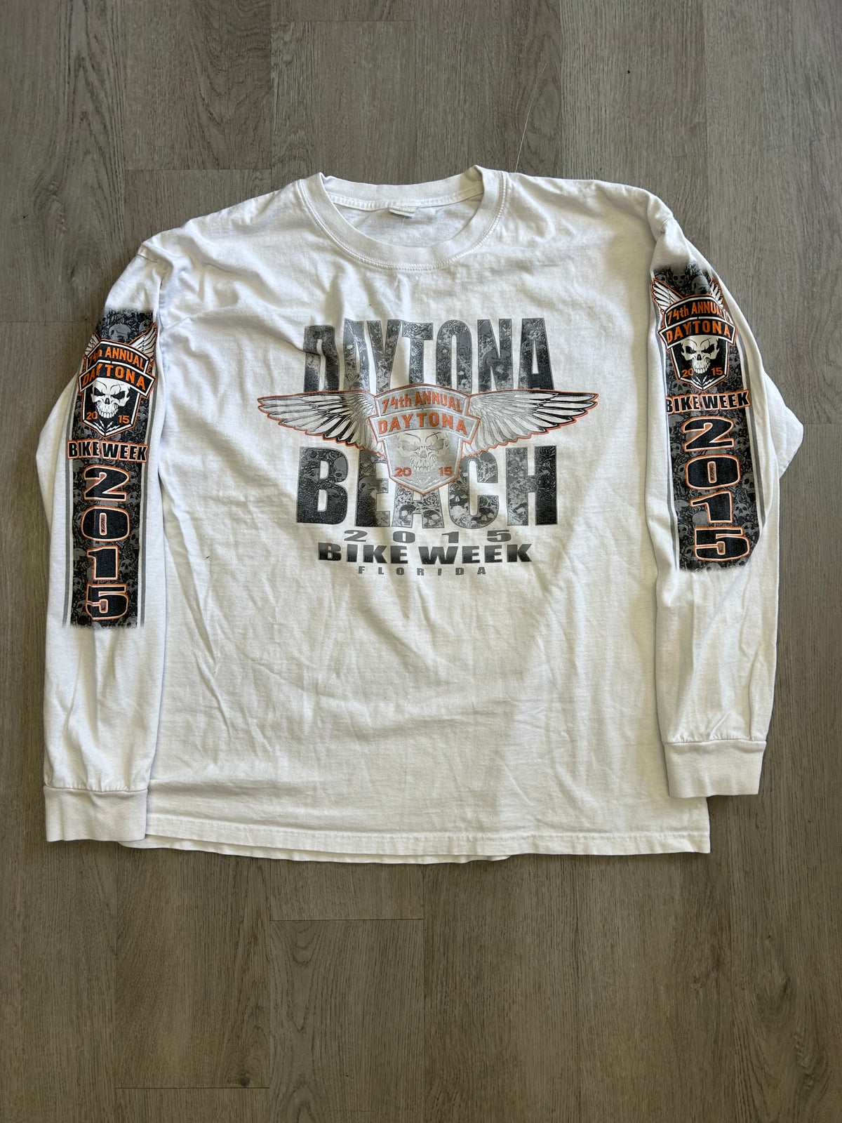 Daytona Beach 2015 Bike Week Long Sleeve Tee