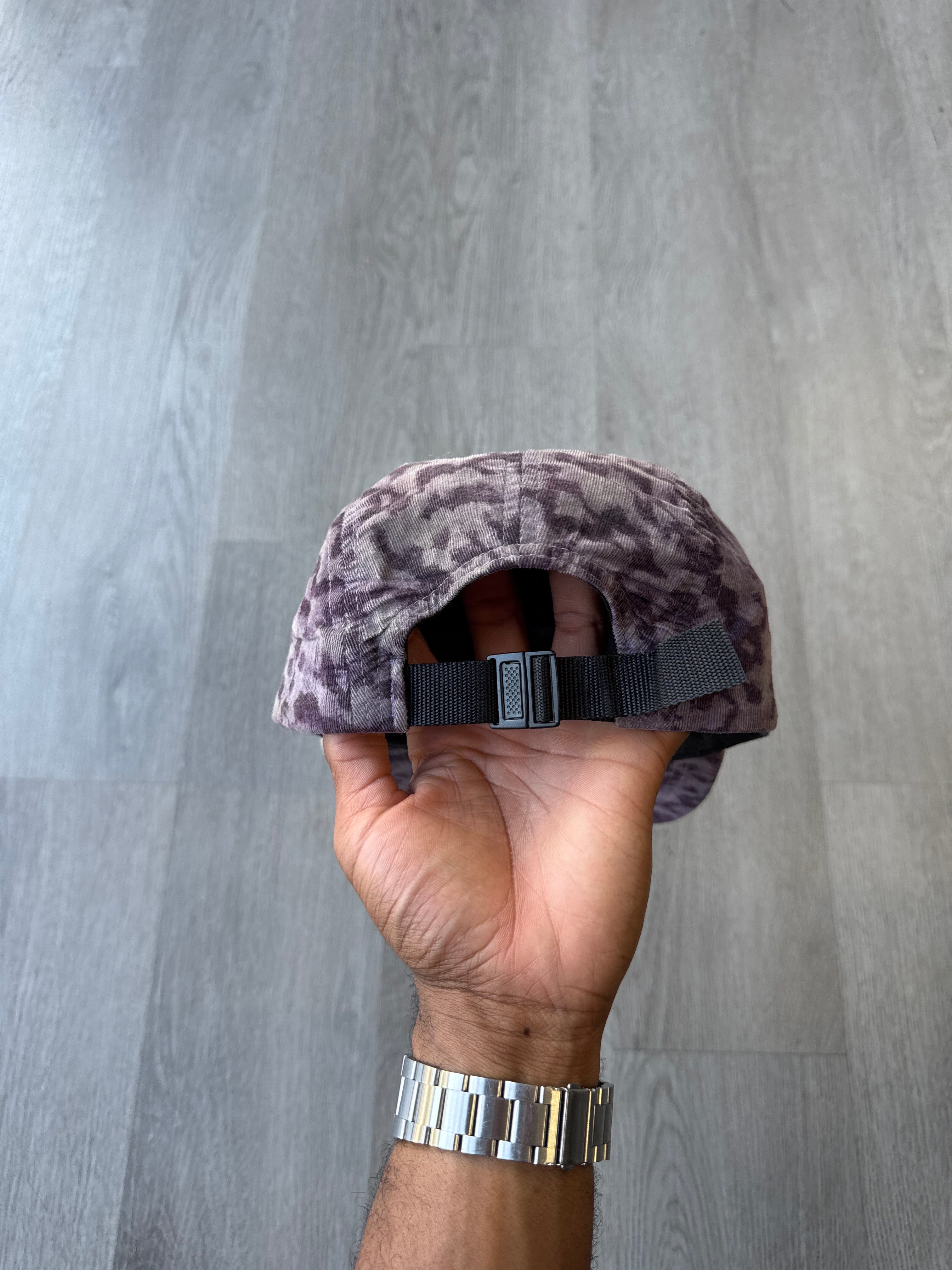 Supreme Liberty Fabric Purple Leopard Print Camp Cap