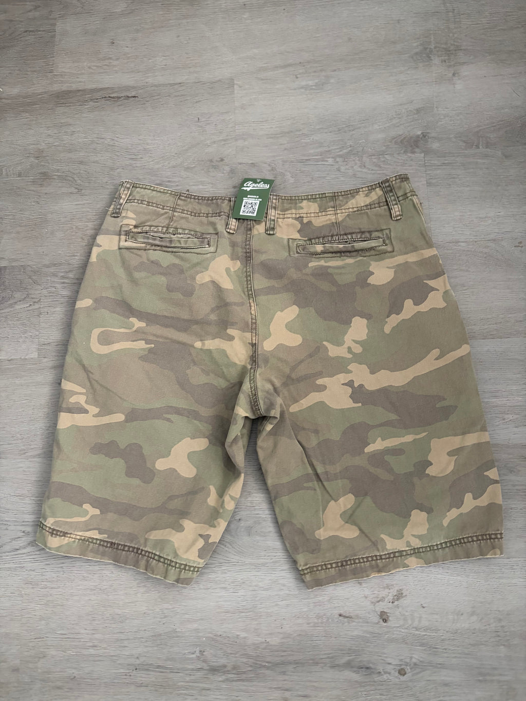 Vintage Camo Canvas Shorts