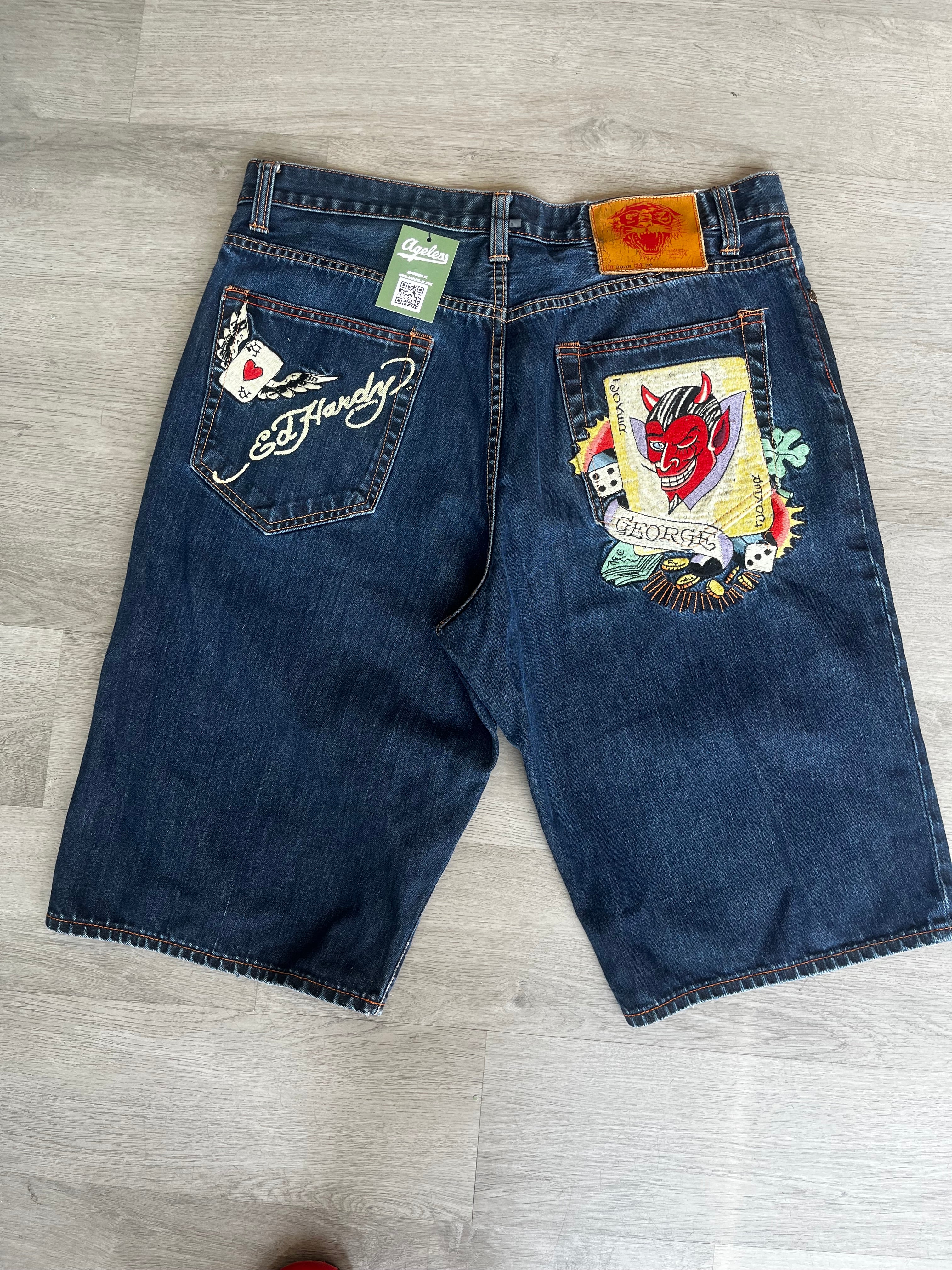 Ed Hardy Denim Shorts