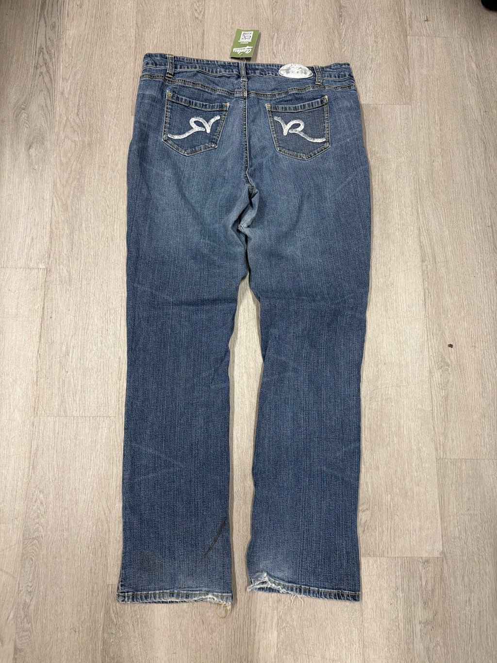 Y2K Womens Rocawear Wide Leg Denim Jeans