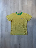 Supreme Multi Stripe Yellow Green Tee