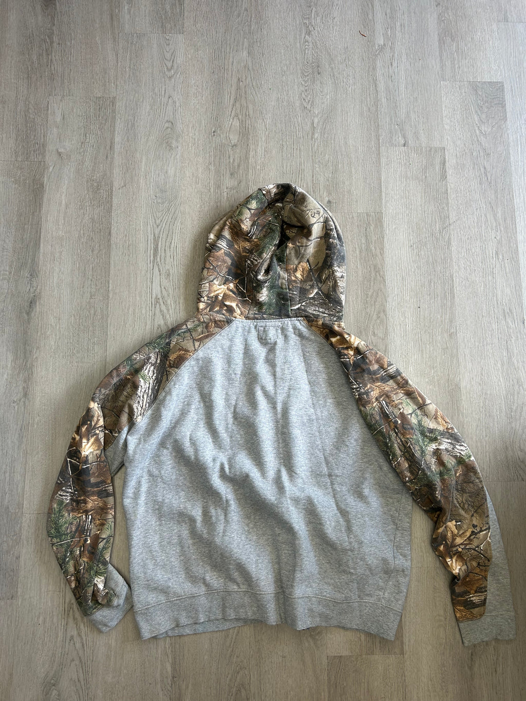 Realtree Camo Paneled Logo Zip-Up Hoodie