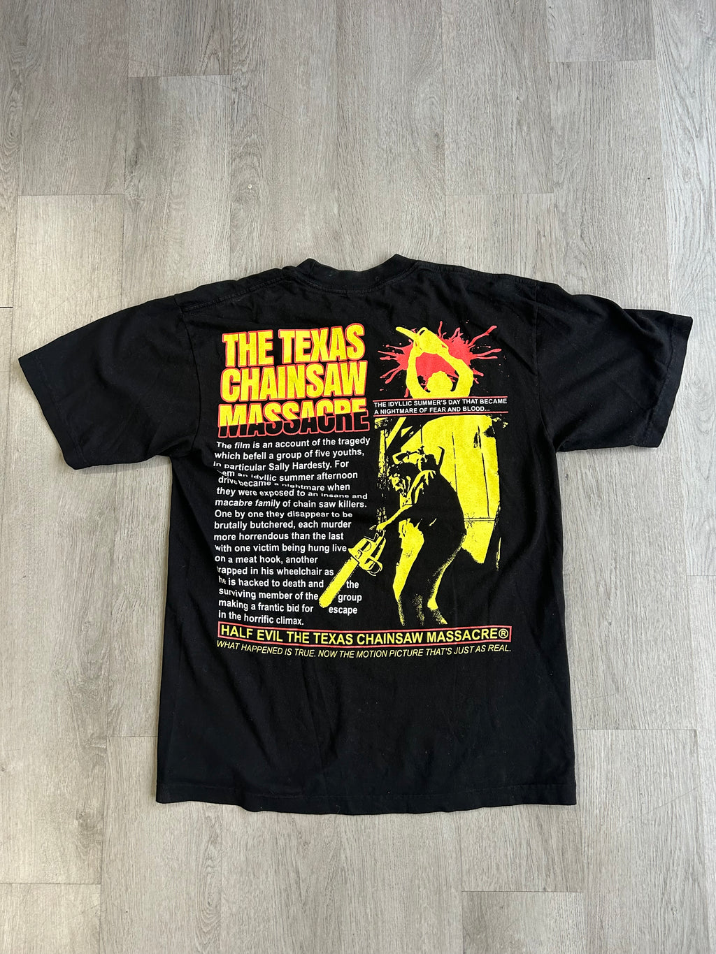 Vintage Half Evil Texas Chainsaw Massacre Tee