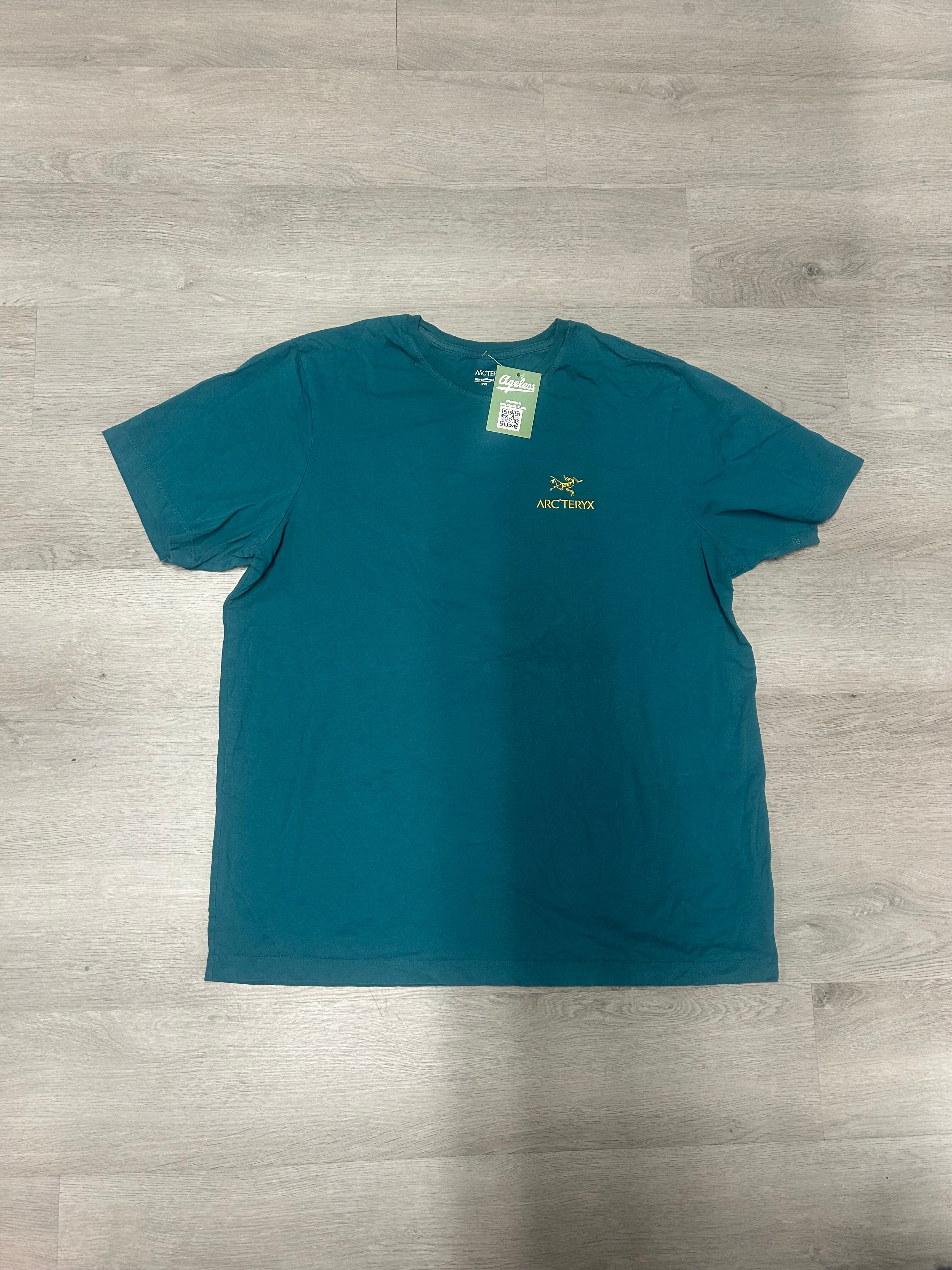 Green/Gold Arc’Teryx Logo Tee