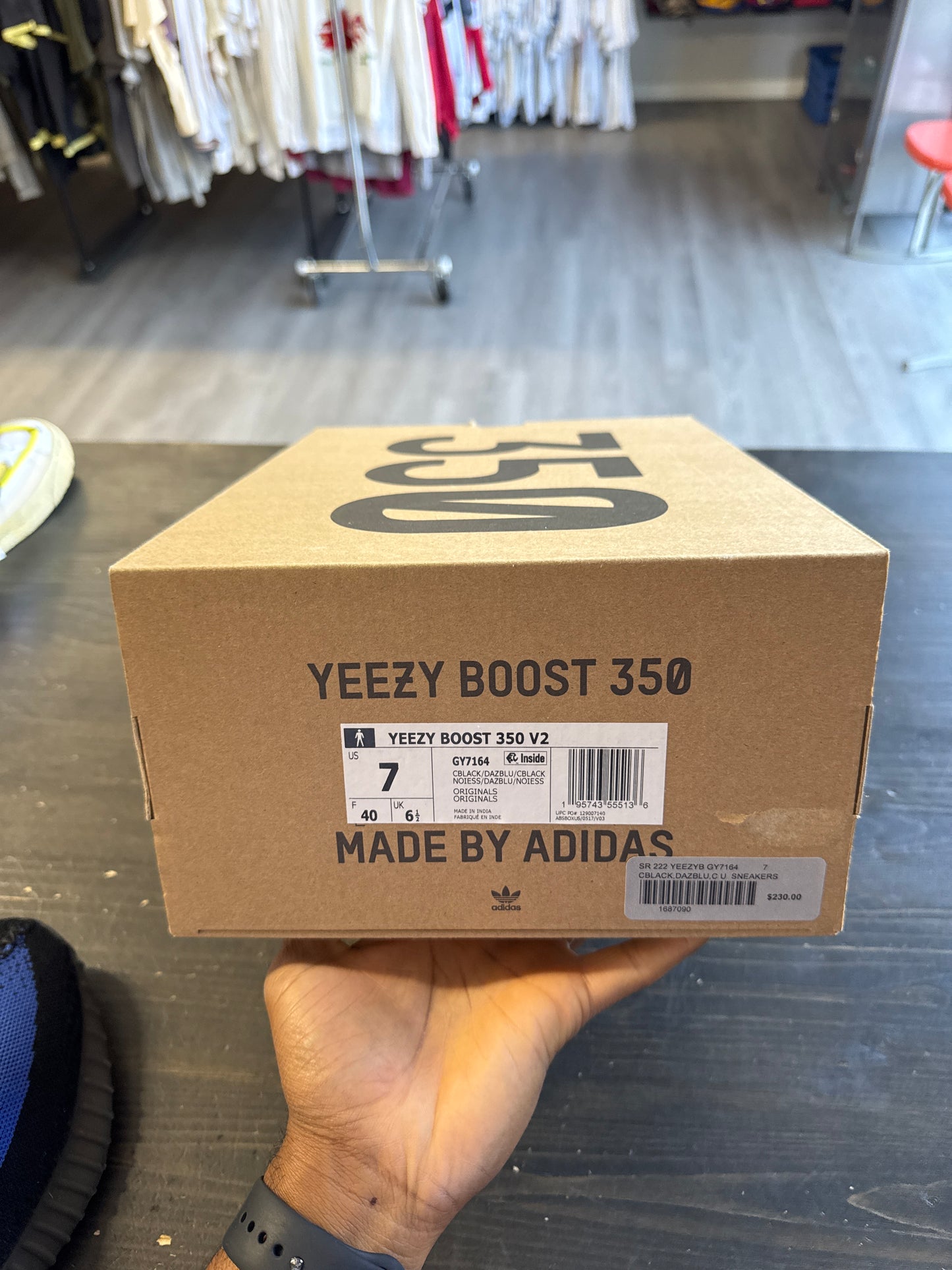 Pre-owned Adidas Yeezy Boost 350 V2 Dazzling Blue