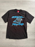 Vintage Black NFL Carolina Panthers Logo Tee